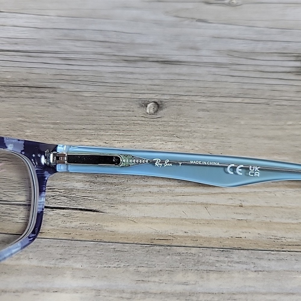 RAY-BAN RB5150 5023 Eyeglasses Frames 50-19 135mm Havana Tortoise Blue‎ - Picture 5 of 11